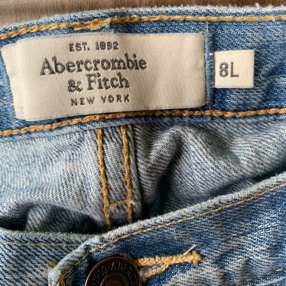 Vintage Sz 8L Abercrombie & Fitch Distressed Boyfriend Cut - Picture 4 of 8